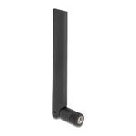 DeLOCK Antenna WiFi 6E con RP-SMA maschio 3 dBi omnidirezionale con giunto inclinabile nero