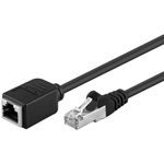 Goobay Wentronic goobay - Cavo di prolunga di rete - Da RJ-45 (M) a RJ-45 (W) - 50 cm