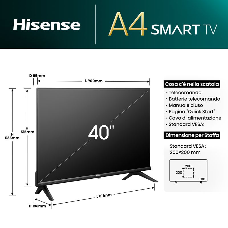 Hisense-Smart-TV-40--Full-HD-40A4N