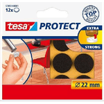 Beiersdorf TESA 57893-00000-01 cuscinetto di protezione del pavimento per mobili 12 pz Rotondo