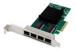 DIGITUS-Scheda-di-rete-Gigabit-Ethernet-a-4-porte-RJ45-PCI-Express-Intel-I350