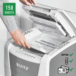 Leitz-80140000-distruggi-documenti-Taglio-a-frammenti-22-cm-Grigio-Bianco