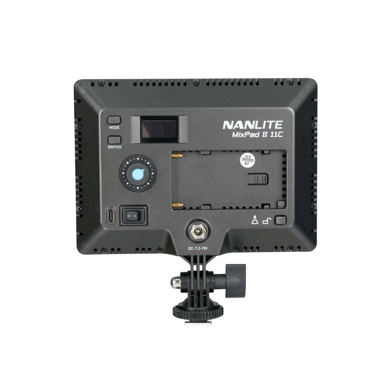 Nanlite-MixPad-II-11C-RGBWW-Rettangolare-Batteria