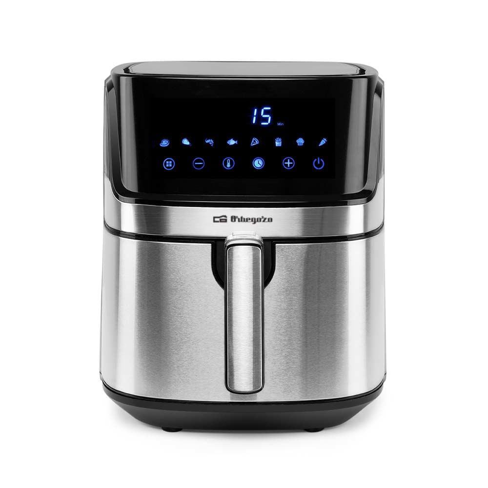 Orbegozo Friggitrice Orbegozo FDR 67 Healthy Senza Olio - 55 Litri - 1700 W - 8 Programmi di Cottura Orbegozo FDR 67 friggitrice Singolo 5,5 L Indipendente 1700 W Friggitrice ad aria calda Nero, Acciaio inox