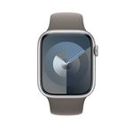 Apple-MT493ZM-A-accessorio-indossabile-intelligente-Band-Grigio-Fluoroelastomero--45MM-CLAY-SPORT-BAND---M-L----