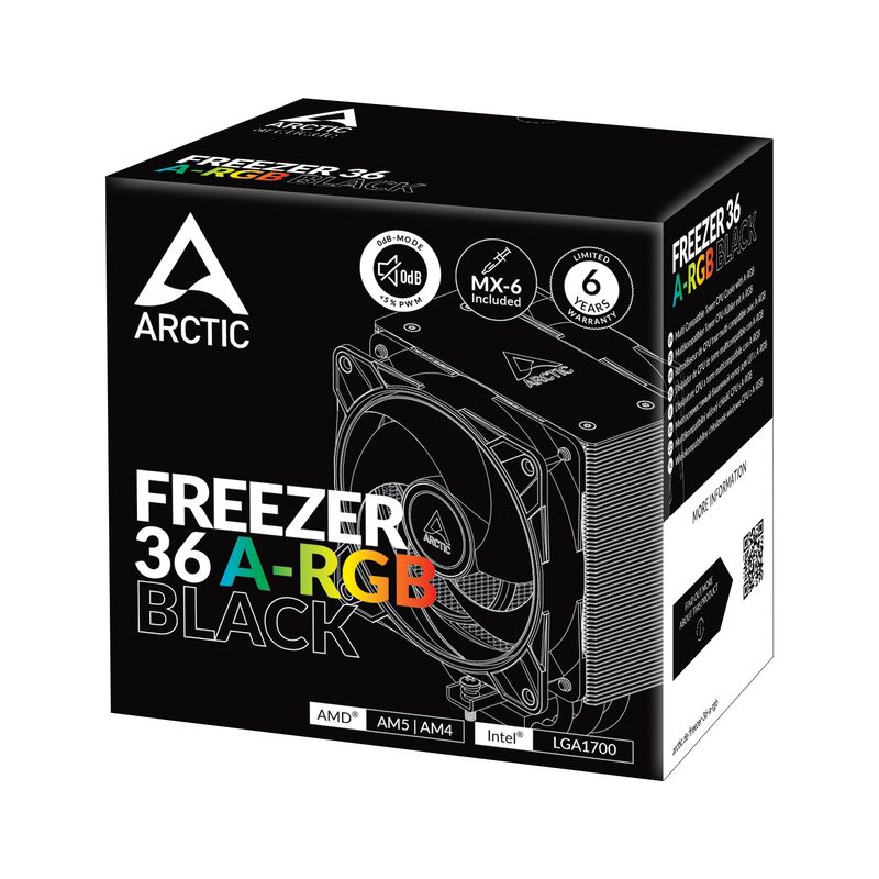 ARCTIC-Freezer-36-A-RGB--Nero--Dissipatore-CPU-a-torre-multicompatibile-con-A-RGB