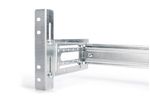 Supporto-guida-DIN-4U-178x483x223-mm-galvanized-incl.-din-rail-variable-depth-and-height