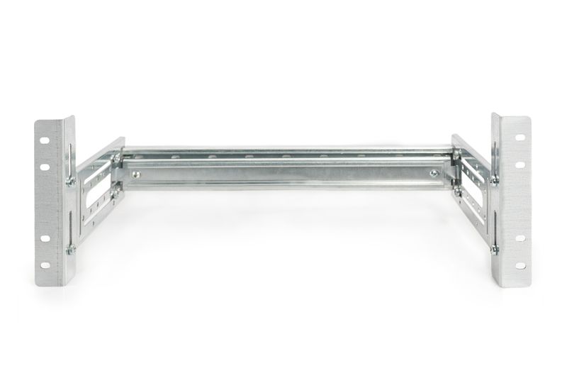 Supporto-guida-DIN-4U-178x483x223-mm-galvanized-incl.-din-rail-variable-depth-and-height