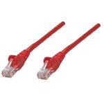 Intellinet 739801 cavo di rete Rosso 025 m Cat6 S/FTP S-STP (Network Patch Cable Cat6 0.25m Red Copper S/FTP LSOH / LSZH