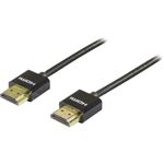 Deltaco HDMI-1091 HDMI-Kabel 1 m HDMI Typ A (Standard) Schwarz (HDMI-1091)