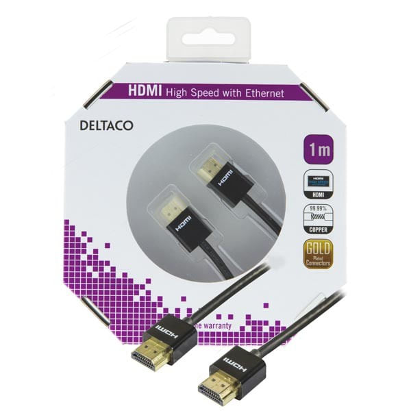 Deltaco-HDMI-1091-HDMI-Kabel-1-m-HDMI-Typ-A--Standard--Schwarz--HDMI-1091-