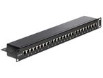 Delock-Patch-panel-da-19--24-porte-Cat6-nero