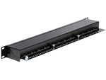 Delock-Patch-panel-da-19--24-porte-Cat6-nero