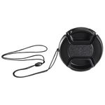 Hama 00095453 tappo per obiettivo Fotocamera 52 cm Nero (Hama Smart-Snap Lens Cap with Cord For Lenses w/ 52mm Filter Th