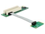 Delock-Riser-Card-Mini-PCI-Express--2-x-PCI-con-cavo-flessibile-da-13-cm-diretto-a-sinistra