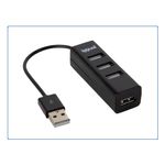 Iggual HUB-A-4p USB 2.0 480 Mbit/s Nero