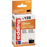 Edding cartuccia per stampante edding EDD-126 nera compatibile con EPSON T0711/T0891