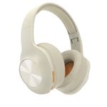 Hama Spirit Calypso Bluetooth Headset w/ Mic Bass Boost Foldable Passive Noise Suppression Up to 38hrs Battery Beige