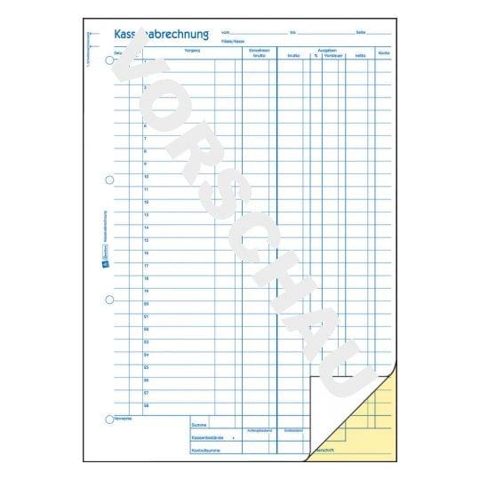 AVERY-Zweckform-modulo-libro-estratto-conto-428-DIN-A4-2x-50-pagine