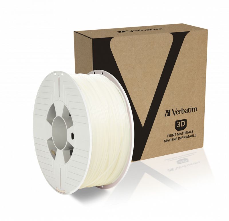 Verbatim-55317-materiale-di-stampa-3D-Acido-polilattico-PLA-Neutrale-1-kg--3D-PRINTER-FILAMENT-PLA---1.75MM-NATURAL-TRAN