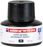 Edding-MTK-25-ricarica-per-evidenziatori-Nero-25-ml-1-pz--edding-MTK-25-Bottled-Refill-Ink-for-Permanent-Markers-25ml-Bl