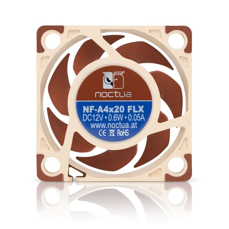 Noctua-NF-A4x20-FLX-Case-per-computer-Ventilatore-4-cm-Beige-Marrone--Noctua-NF-A4x20-FLX-5000RPM-Fan---40mm-