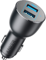 Caricatore-per-auto-Anker-PowerDrive-III-a-2-porte-36W-nero