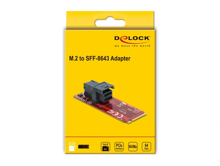 Delock-Adattatore-M.2-Chiave-M--SFF-8643-NVMe