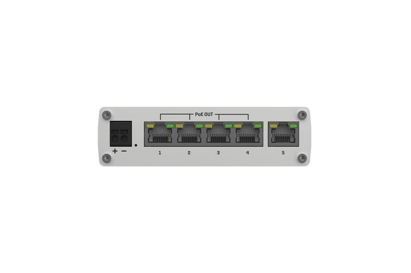 Teltonika-TSW101--PoE-Switch--5x-RJ45-1000Mb-s-4x-PoE-60W