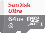 SanDisk-Ultra-microSD-64-GB-MicroSDHC-UHS-I-Classe-10--SanDisk-Ultra---Scheda-di-memoria-flash-adattatore-da-microSDXC-a