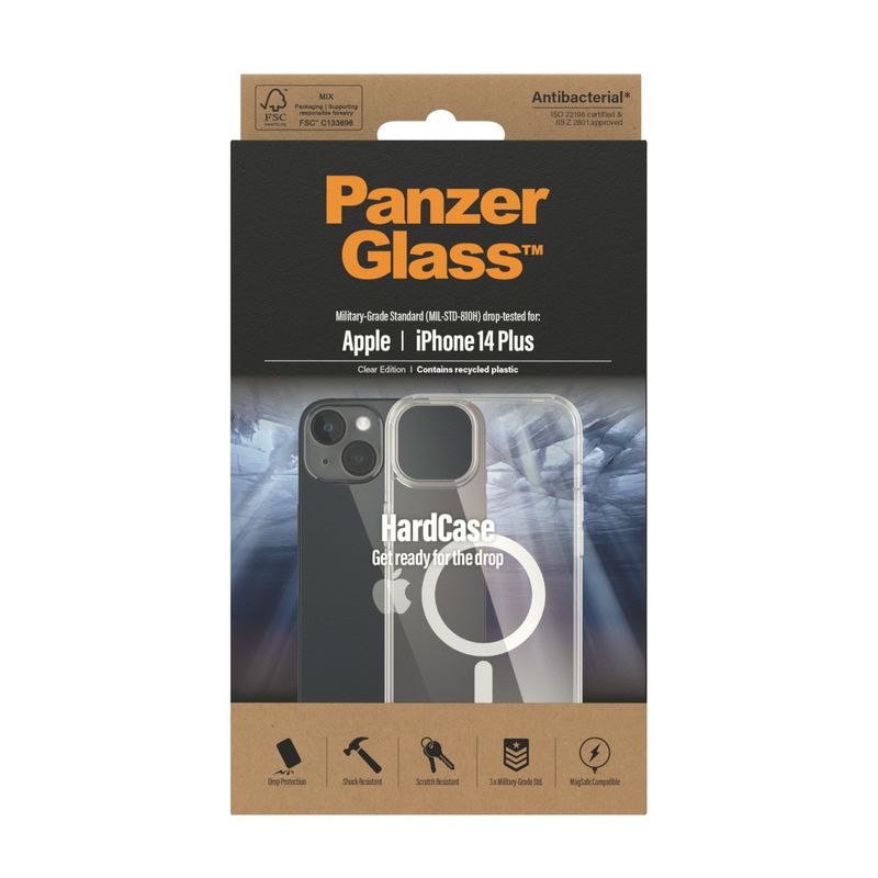 PanzerGlass-HardCase-MagSafe-custodia-per-cellulare-17-cm-6.7-Cover-Trasparente--PanzerGlass-HardCase-Magsafe-Apple-iPho