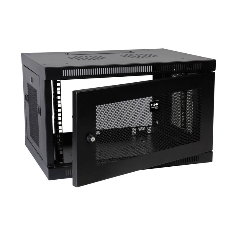 Tripp-Lite-SRW6U-rack-6U-Da-parete-Nero--Tripp-Lite-SmartRack-6U-Low-Profile-Switch-Depth-Wall-Mount-Rack-Enclosure-Cabi