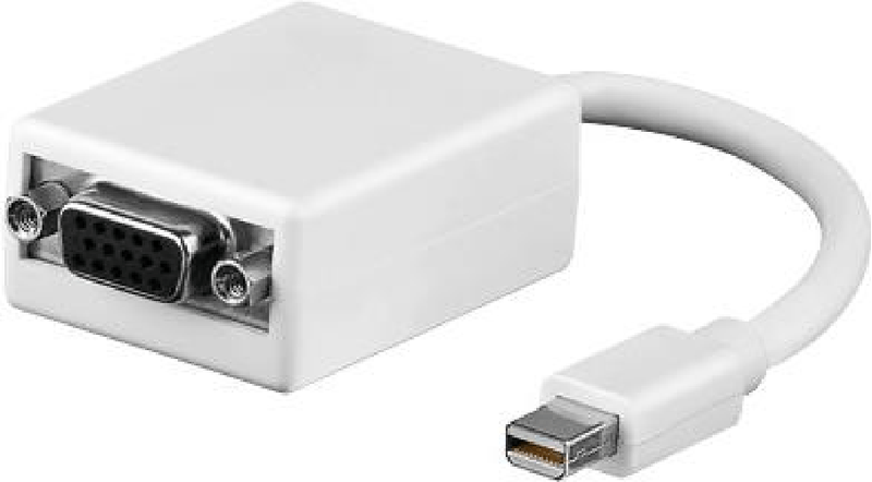 Wentronic-Goobay-mini-DisplayPort-zu-VGA-Adapterkabel-1.1-Mini-DisplayPort-Stecker-0.1-m---Mini-DisplayPort-Stecker->-