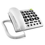 Doro PhoneEasy 311c Telefono analogico Bianco (DORO PHONEEASY 311C - IN) - Versione Francese