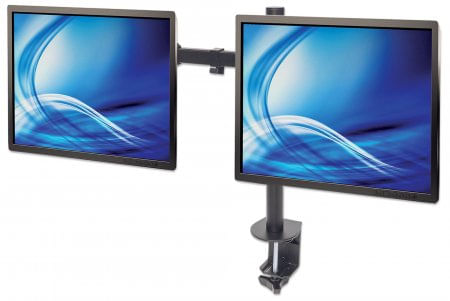 Manhattan-461528-supporto-da-tavolo-per-Tv-a-schermo-piatto-813-cm-32-Nero-Scrivania--TV---Monitor-Mount-Desk-Full-Motio