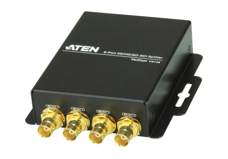 Aten-6-Port-to-3G-HD-SD-SDI--Splitter