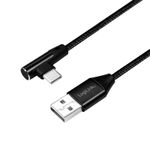 Logilink Connettore USB LogiLink Da USB 2.0 a USB-C (angolato a 90) 10 m CU0138