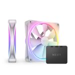 NZXT F140 RGB DUO Twin Pack Case per computer Ventilatore 14 cm Bianco 2 pz