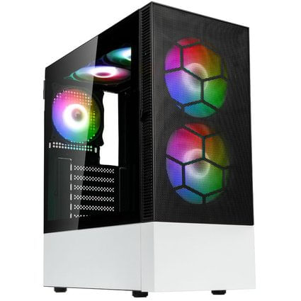Kolink-Observatory-MX-Mesh-ARGB-Midi-Tower-Case---Black-White