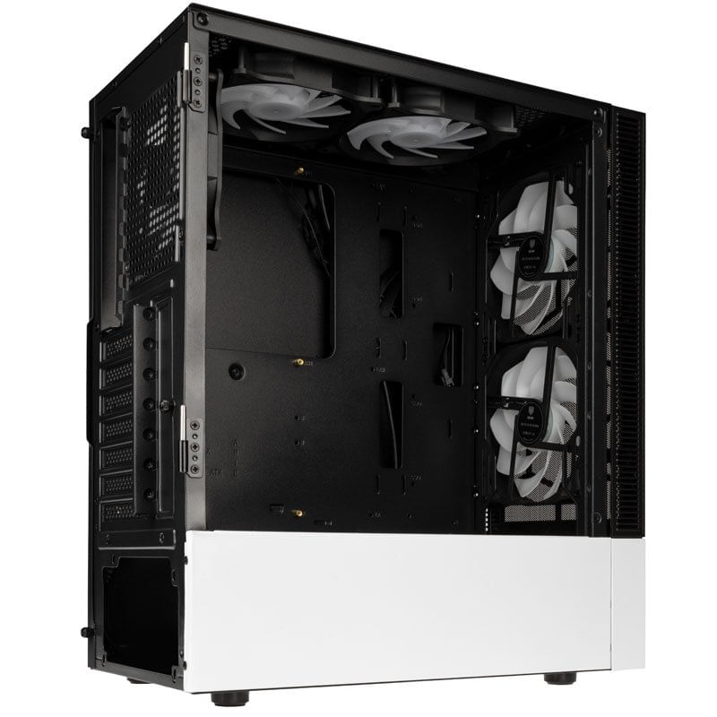 Kolink-Observatory-MX-Mesh-ARGB-Midi-Tower-Case---Black-White