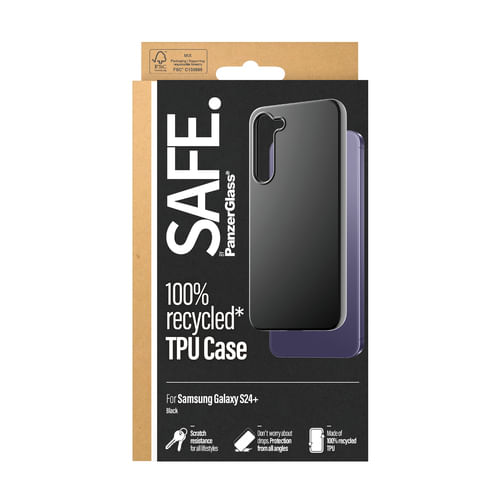 Custodia-in-TPU-PanzerGlass-SAFE-per-Samsung-Galaxy-S24-Plus-nera