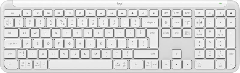 Logitech-K950-Signature-Slim-tastiera-RF-senza-fili--Bluetooth-QWERTY-US-International-Bianco