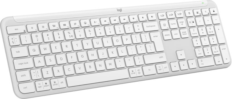 Logitech-K950-Signature-Slim-tastiera-RF-senza-fili--Bluetooth-QWERTY-US-International-Bianco