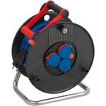 Brennenstuhl 1209830 prolunghe e multiple 50 m 3 presa(e) AC Esterno Nero, Blu, Rosso