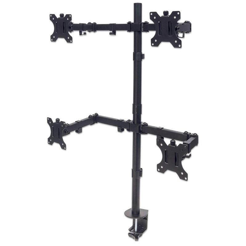 Manhattan-461566-supporto-da-tavolo-per-Tv-a-schermo-piatto-813-cm-32-Nero-Scrivania--TV---Monitor-Mount-Desk-Double-Lin