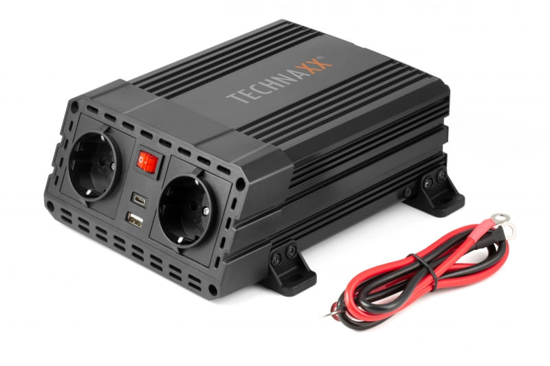 Technaxx-TE19-adattatore-e-invertitore-Auto-600-W-Nero--TECHNAXX-POWER-INVERTER-600W---TE19-