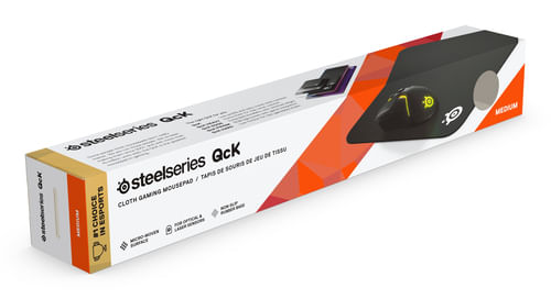 Steelseries-STEEL-63003-Tappetino-per-mouse-per-gioco-da-computer-Nero--SteelSeries-QcK-63003-Mouse-Pad-