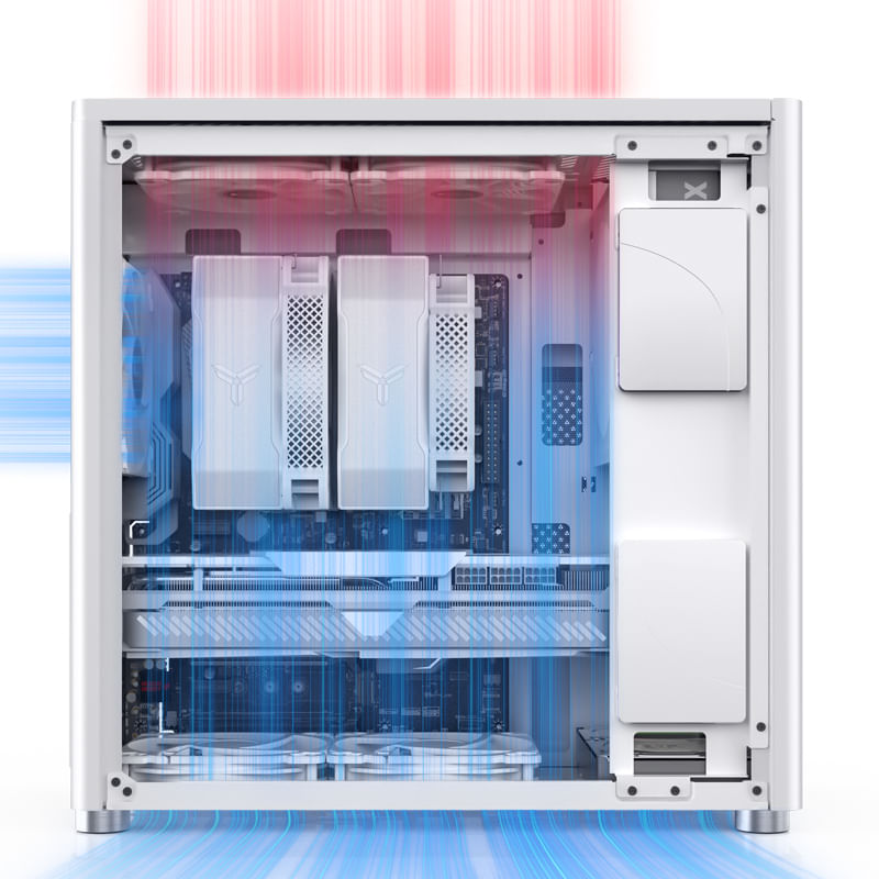 Jonsbo-D40-Midi-Tower-Bianco--Jonsbo-D40-ATX-PC-Case-White-