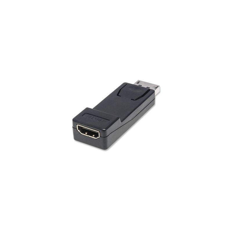 Manhattan-151993-adattatore-per-inversione-del-genere-dei-cavi-DisplayPort-HDMI-Nero--DISPLAYPORT-TO-HDMI-ADAPTER----108