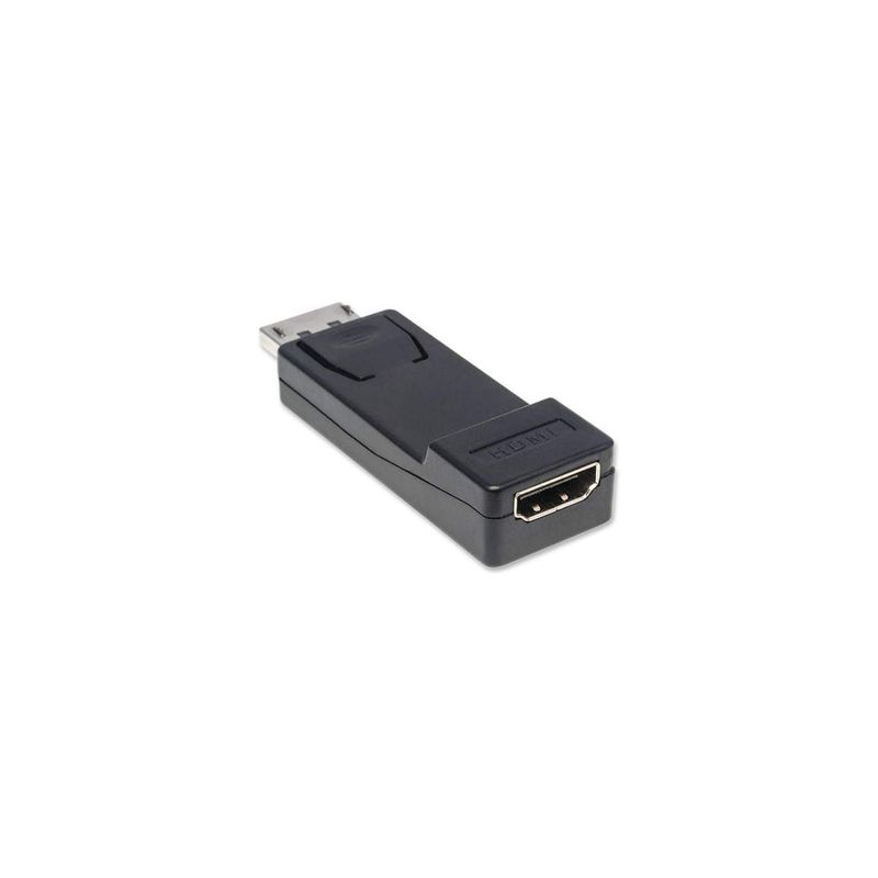 Manhattan-151993-adattatore-per-inversione-del-genere-dei-cavi-DisplayPort-HDMI-Nero--DISPLAYPORT-TO-HDMI-ADAPTER----108